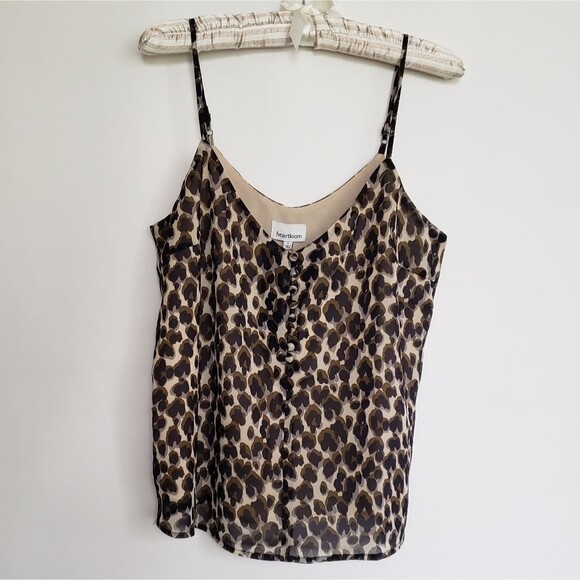Anthropologie Heartloom Mira Cami Leopard Small - Picture 4 of 7